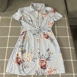 PAPER CRANE 100% COTTON DRESS SIZE SMALL